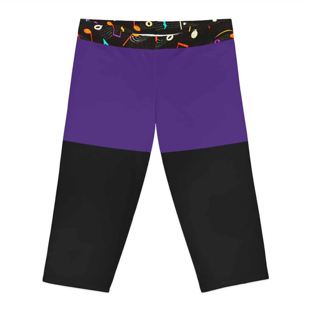 Women's Shortgings Notes/Purple/Black