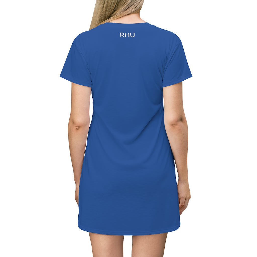 KittyKat T-Shirt Dress Blue