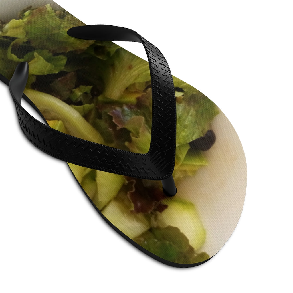 Get Healthy Avocado Lettuce Unisex Flip-Flops