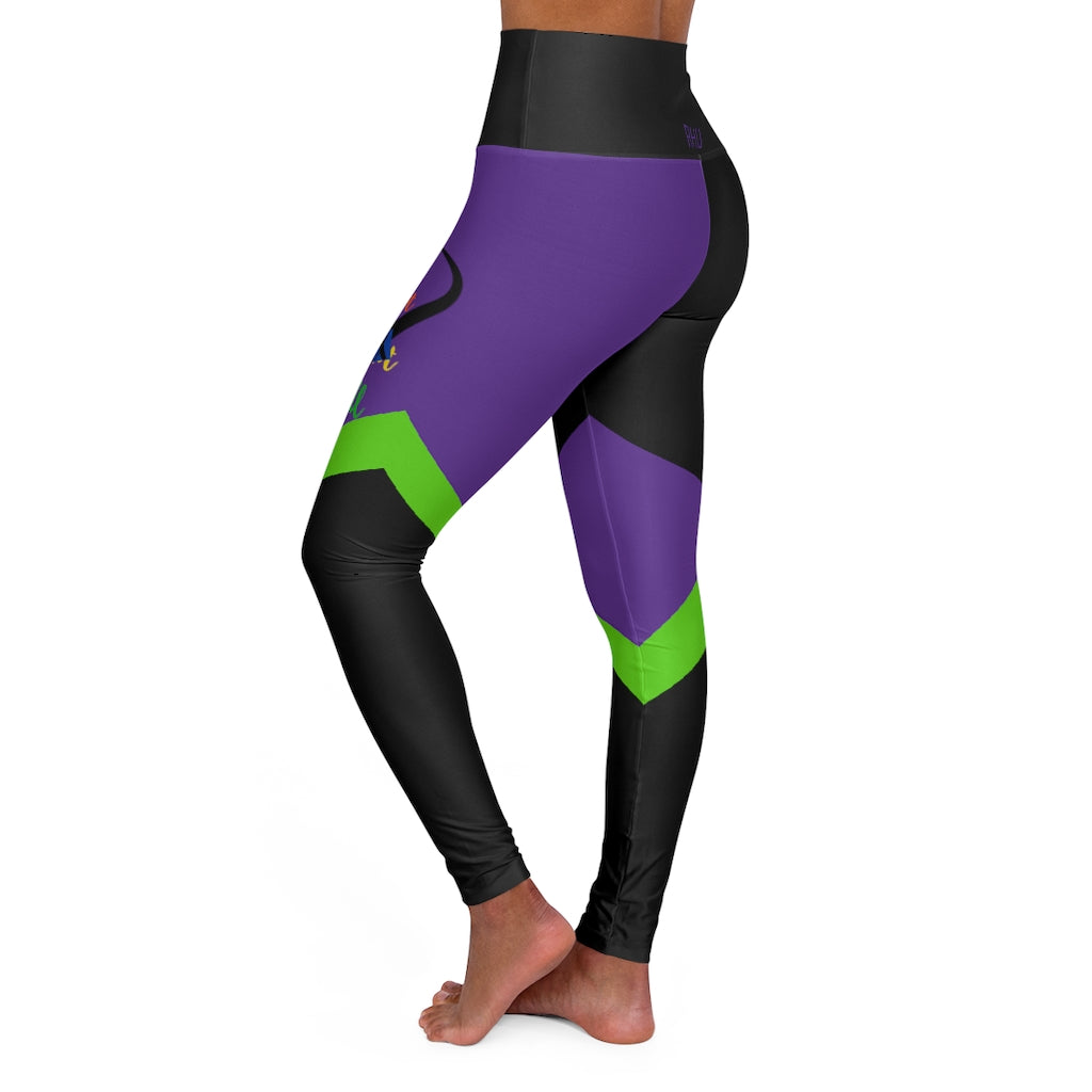 Human Rights LINFA High Waisted Yoga Leggings Purple RHU