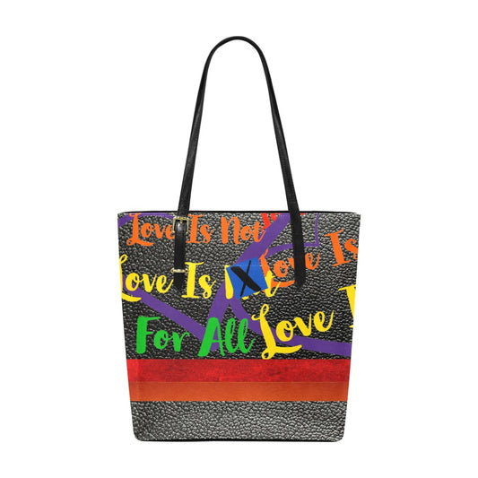 Cruelty Free PU Leather Human Rights Tote Bag