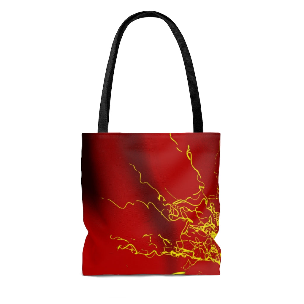 Gold Electric Lights Tote Bag