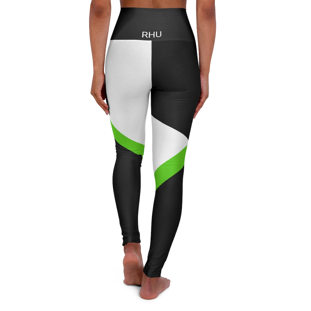 Human Rights LINFA High Waisted Yoga Leggings Light Green RHU