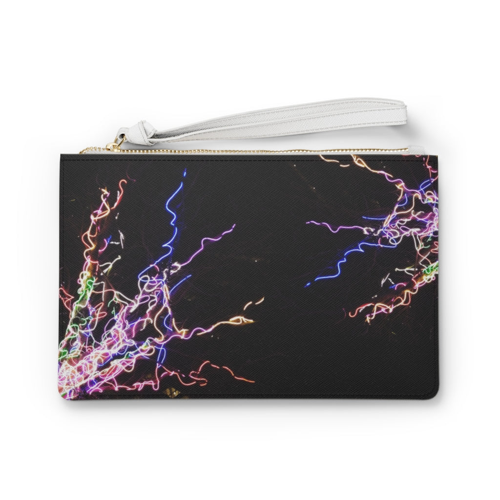 Electric Lights 2 Clutch Bag