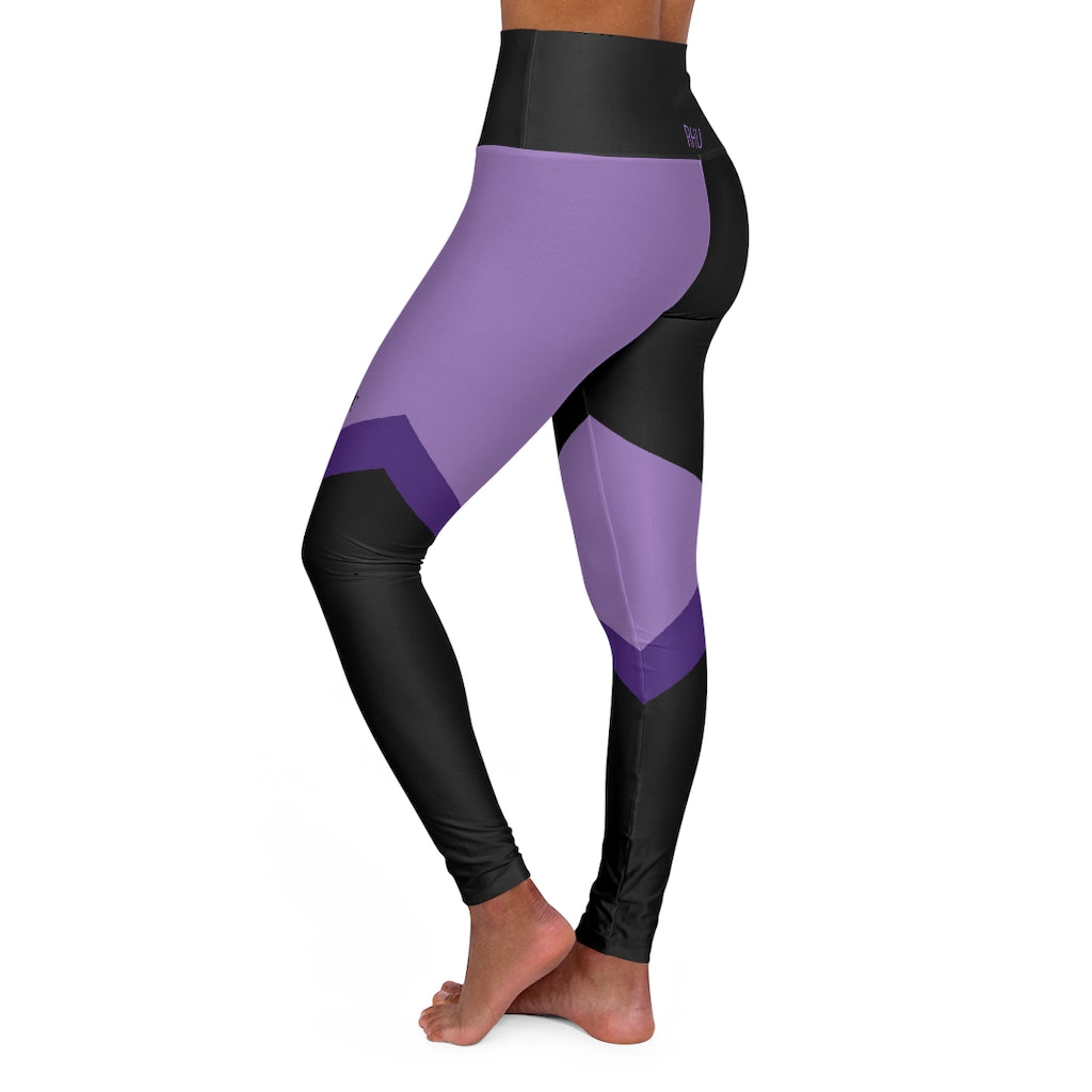 Cat Sleep Eat High Waisted Yoga Legging Light Purple RHU