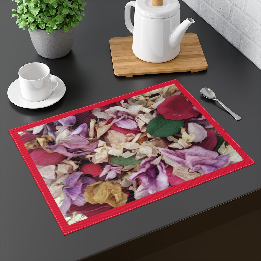 Petals Red Placemat - Tovaglietta