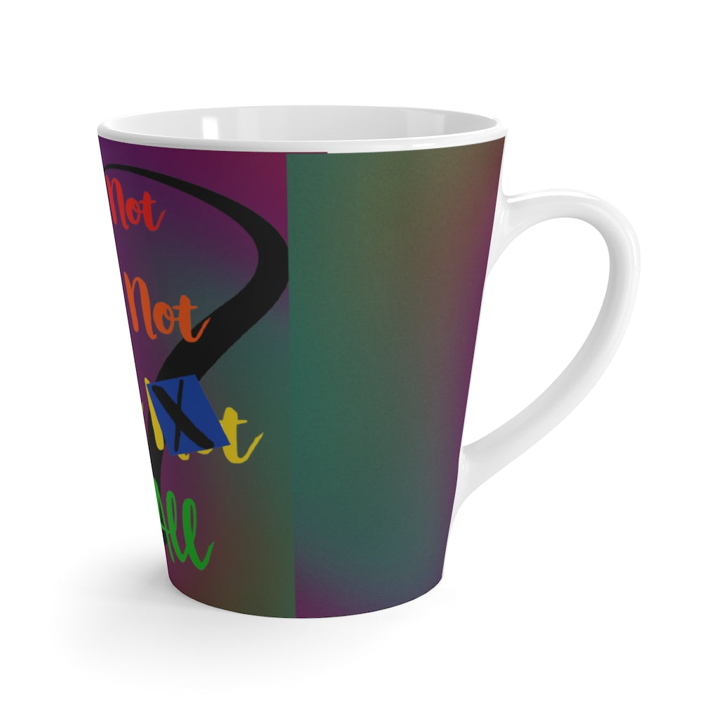 Human Rights LINFA Latte Mug Purple fading