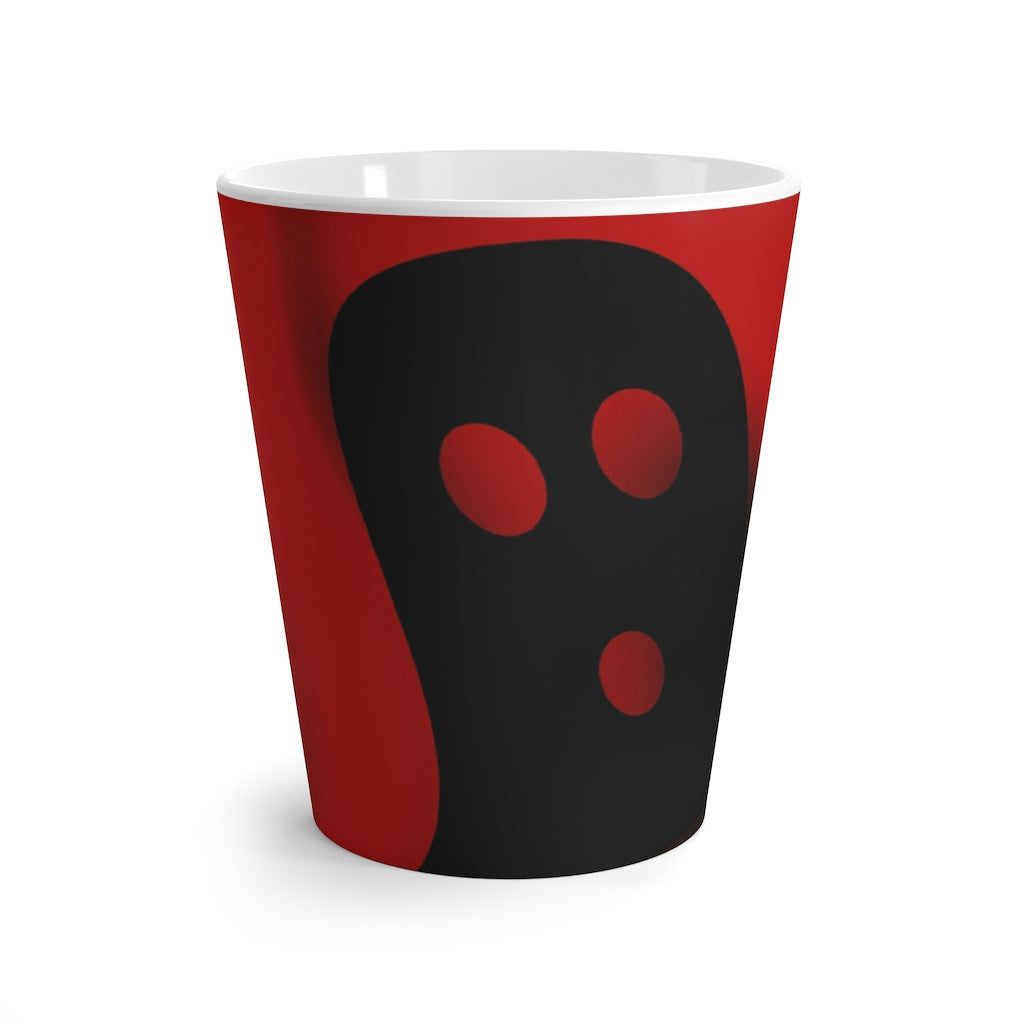 Ghost Latte Mug Duotone Red