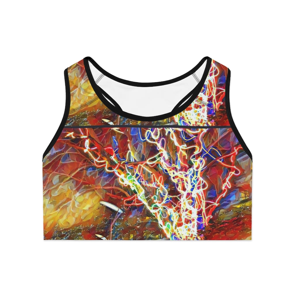 Abstract Sport Bra