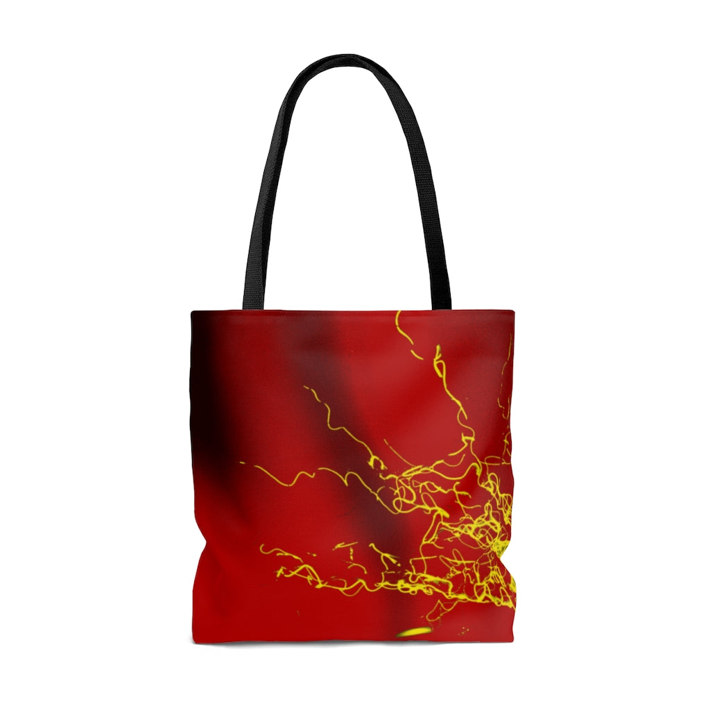 Gold Electric Lights Tote Bag