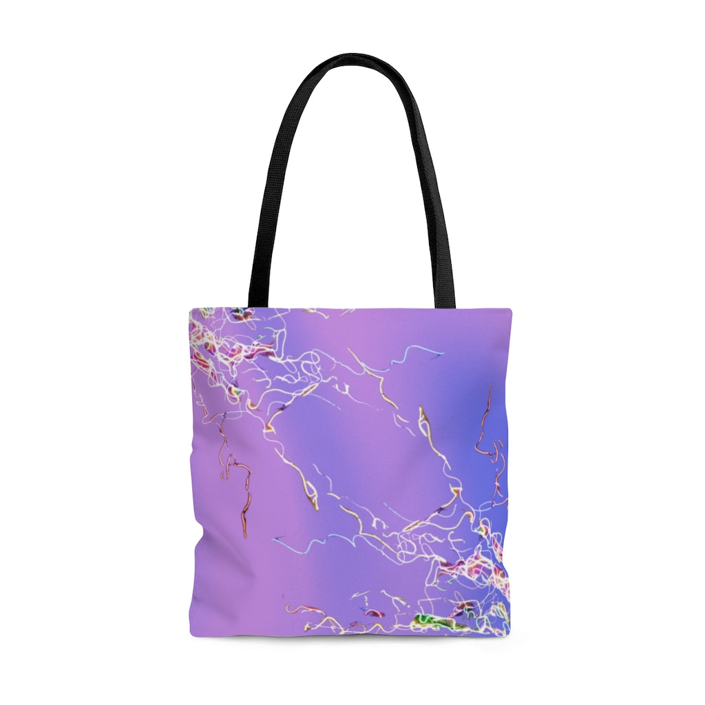 Electric Lights Tote Bag Fading Lilac