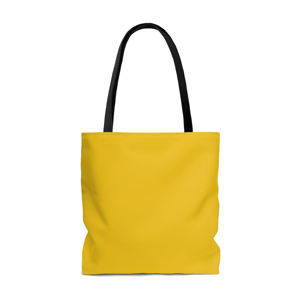 Cat Sleep Eat Tote Bag Yellow