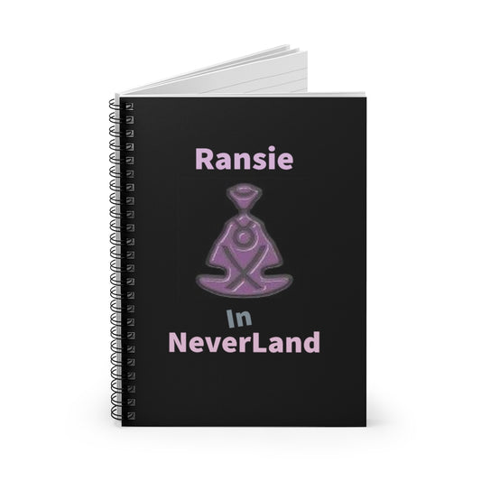 R.I.N. Logo 2 Spiral Notebook - Ruled Line