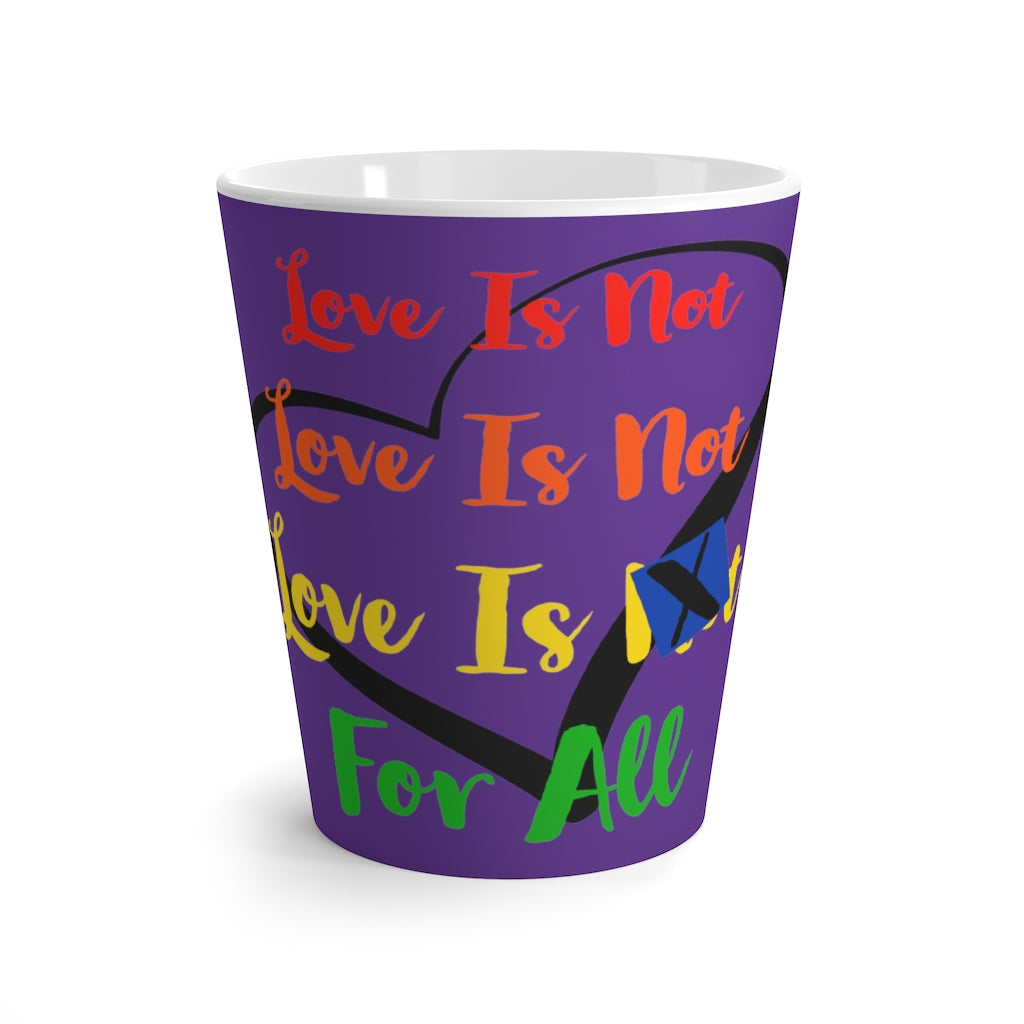 Human Rights LINFA Latte Mug Rainbow