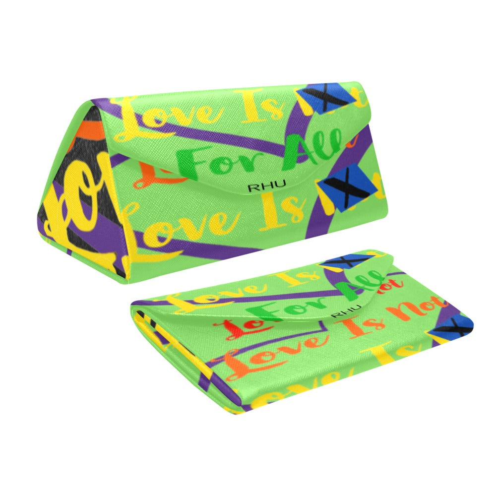 Human Rights Foldable Glasses Case