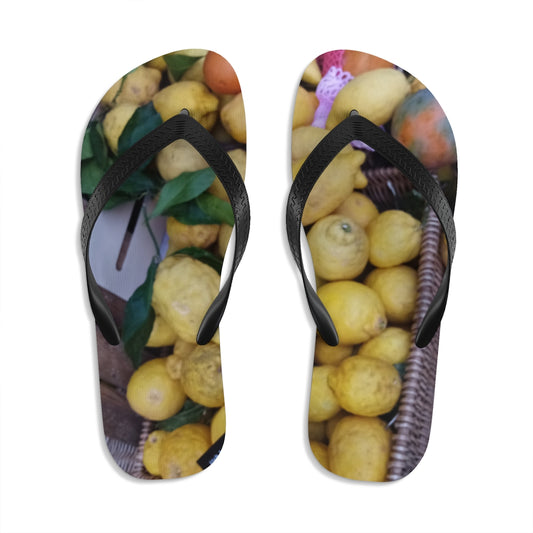 Get Healthy Lemon Unisex Flip-Flops