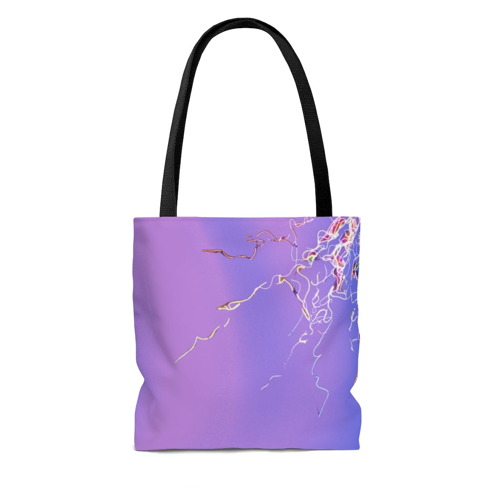 Electric Lights Tote Bag Fading Lilac