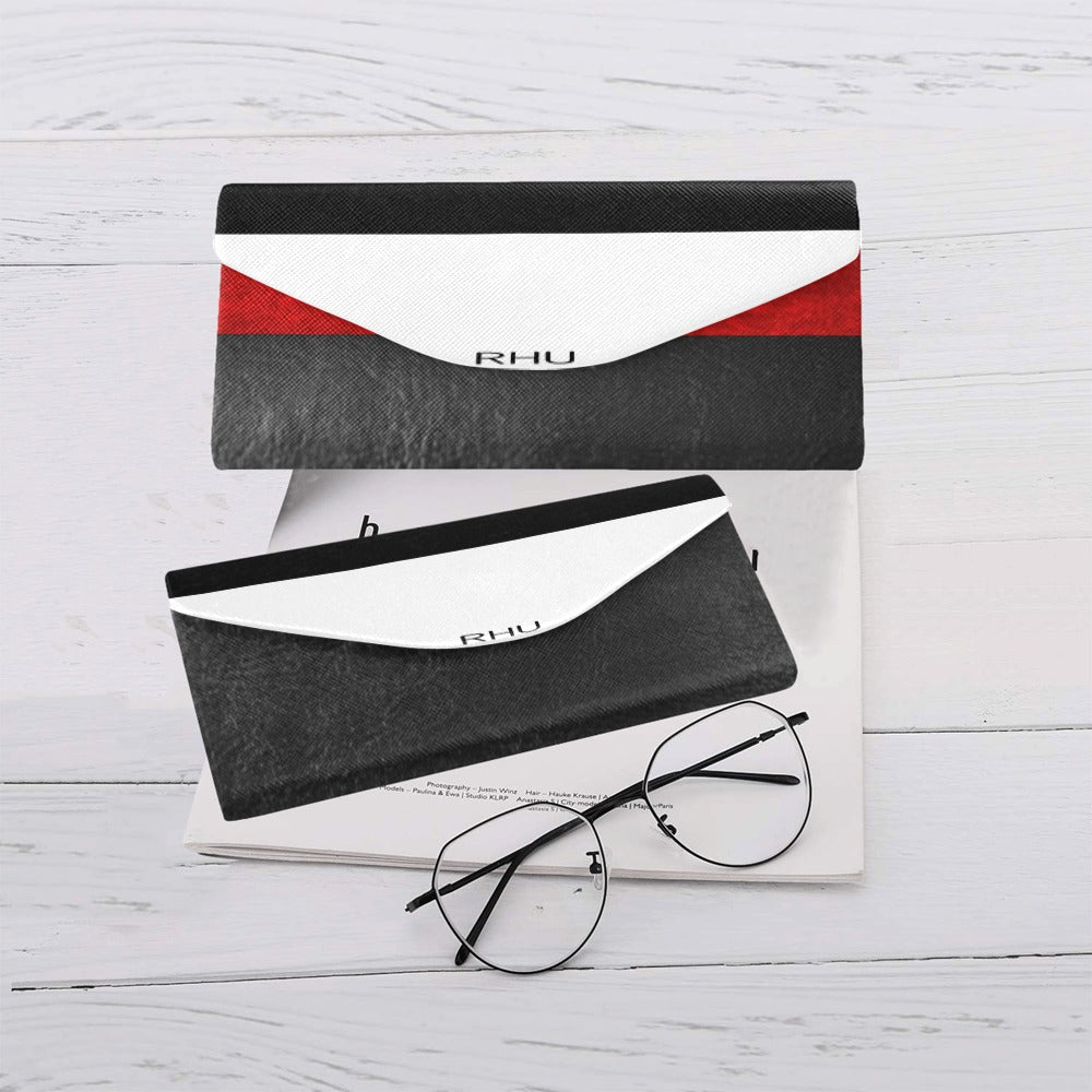 Gold Red White Black Foldable Glasses Case