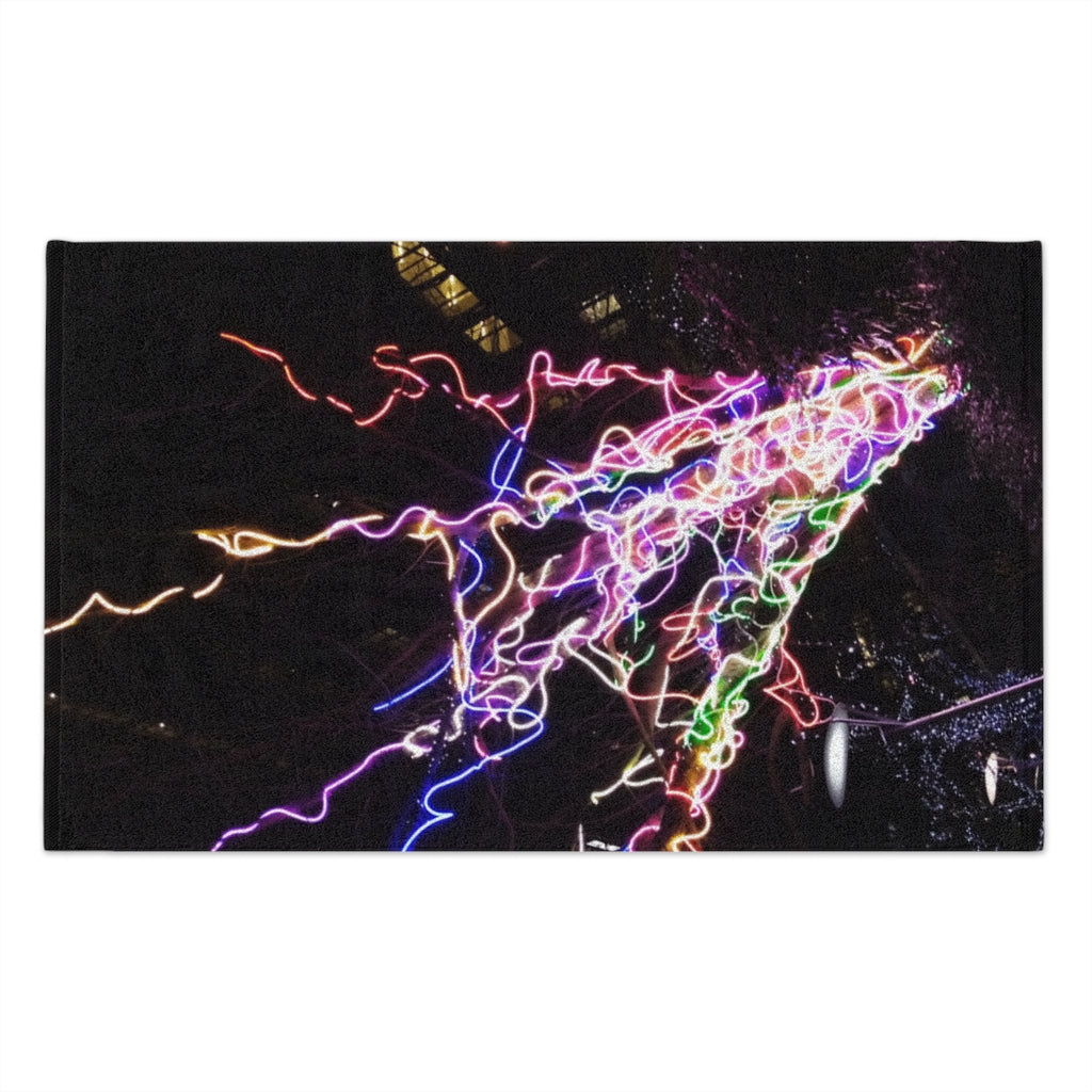 Electric Lights Rally Towel, 11x18