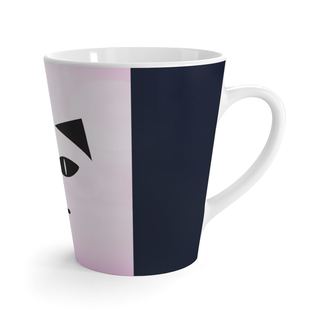 KittyKat Latte Mug Blue Night