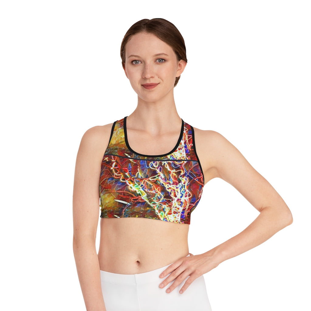 Abstract Sport Bra