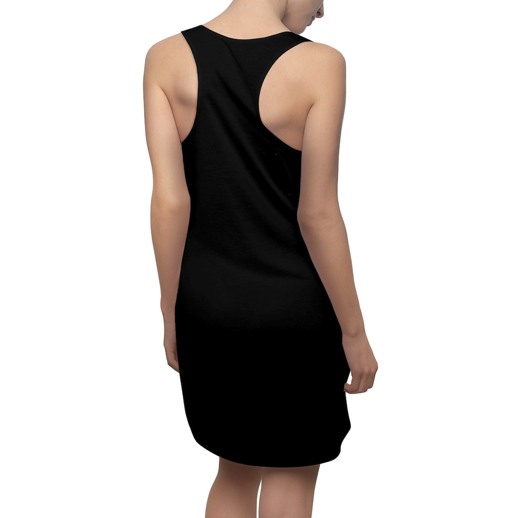 Electric Lights Women's Cut & Sew Racerback Dress Black Back