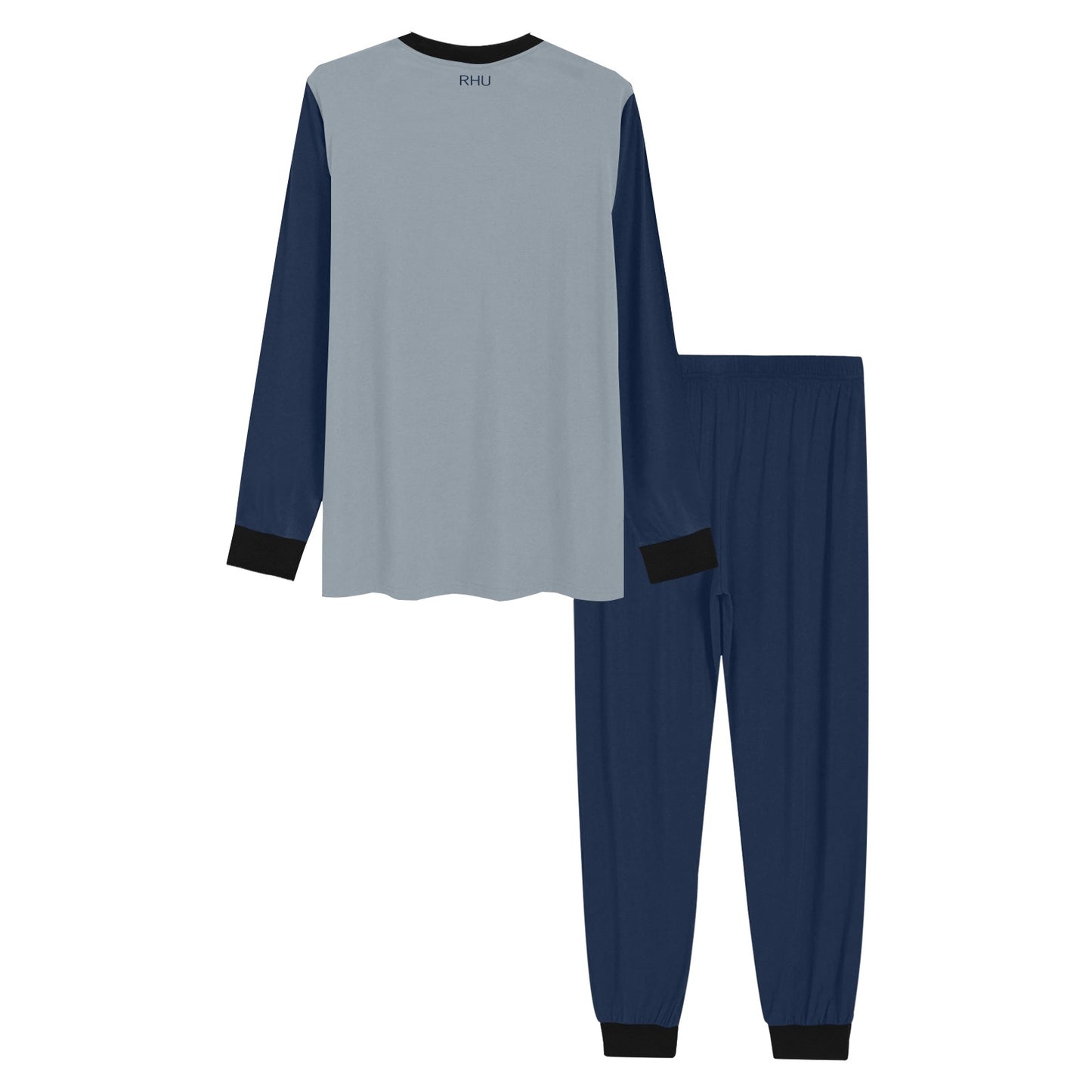 Men's Pajama Set Blue Night/Pigeon