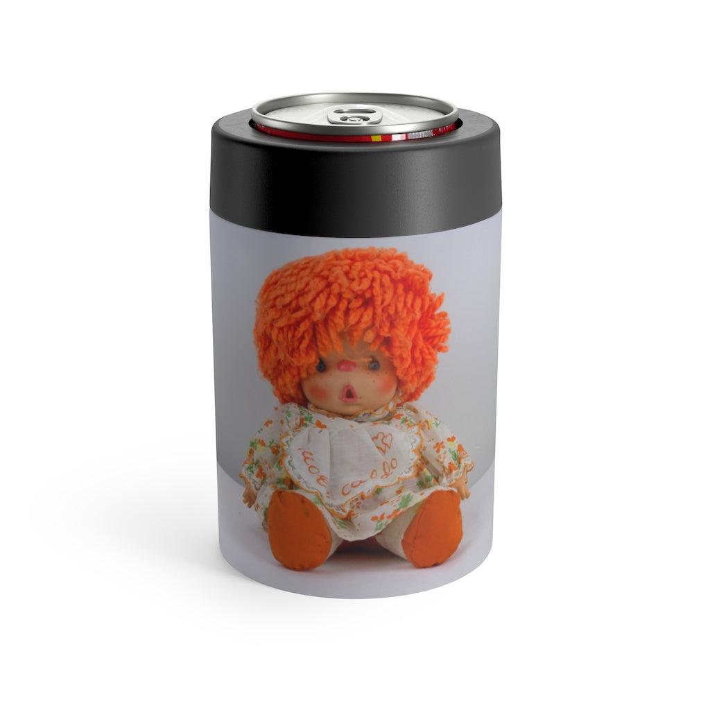 Orange Doll Can Holder