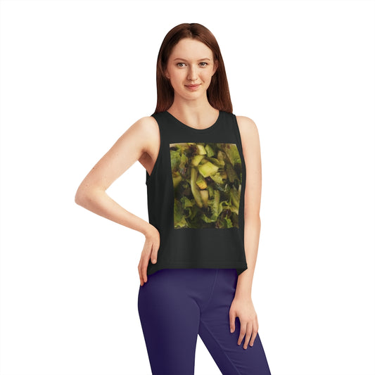 Get Healthy Organic Cotton Women's Dancer Cropped Tank Top