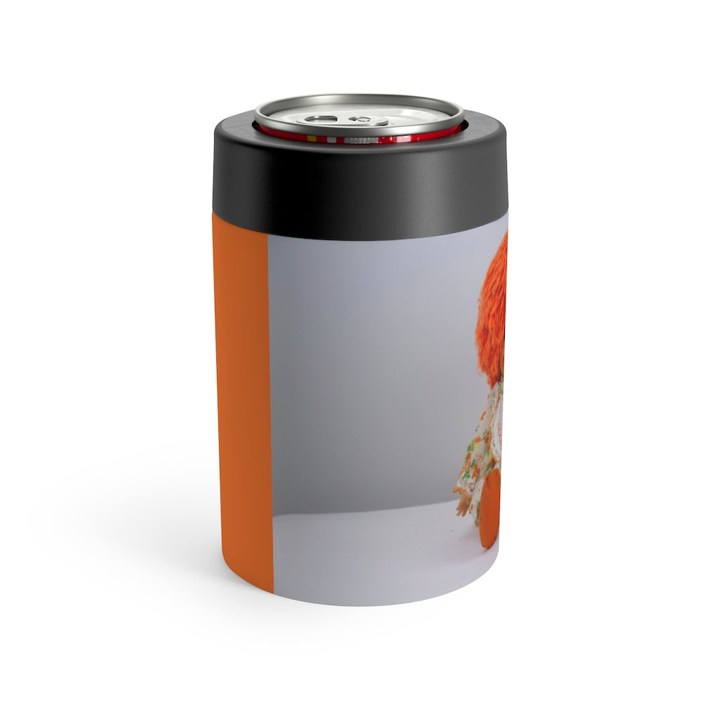 Orange Doll Can Holder