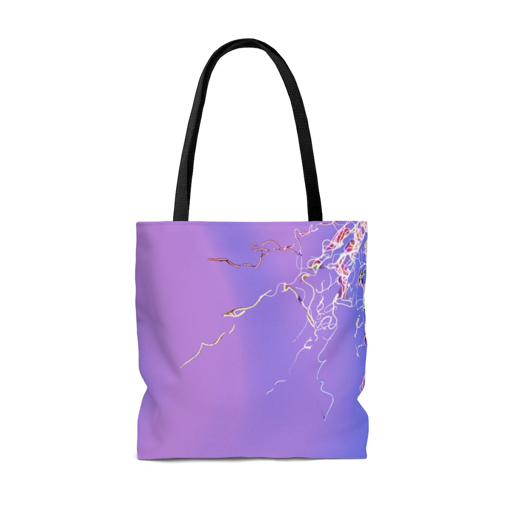 Electric Lights Tote Bag Fading Lilac