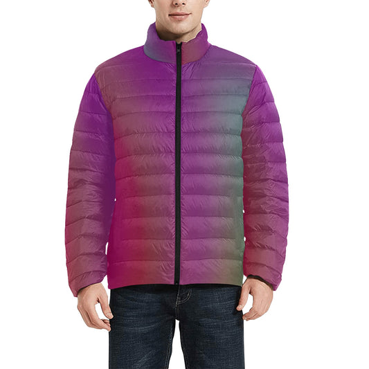 Men's Bomber Jacket Purple Fading