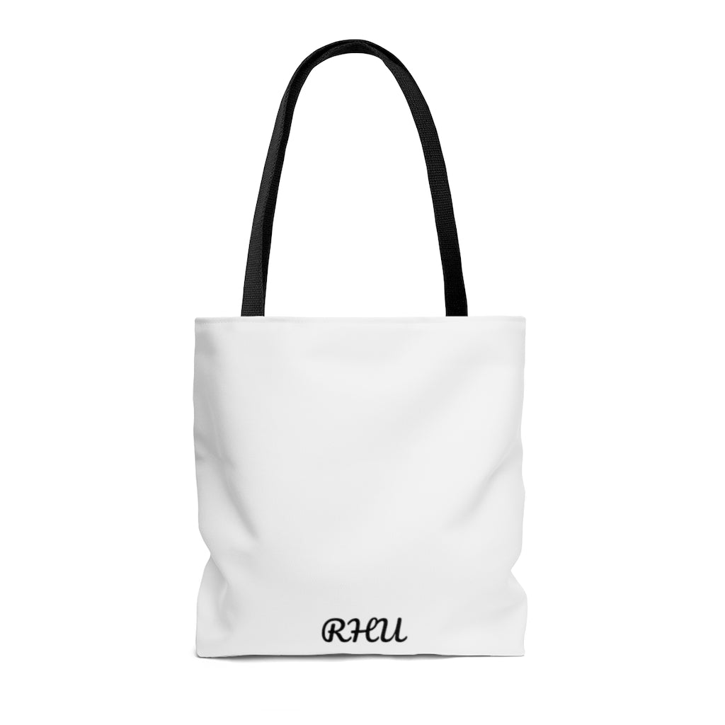 Cat Sleep Eat Tote Bag White