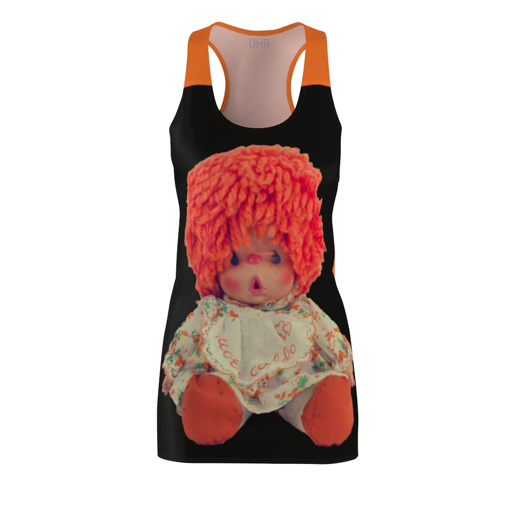 Women's Cut & Sew Racerback Dress Orange Doll