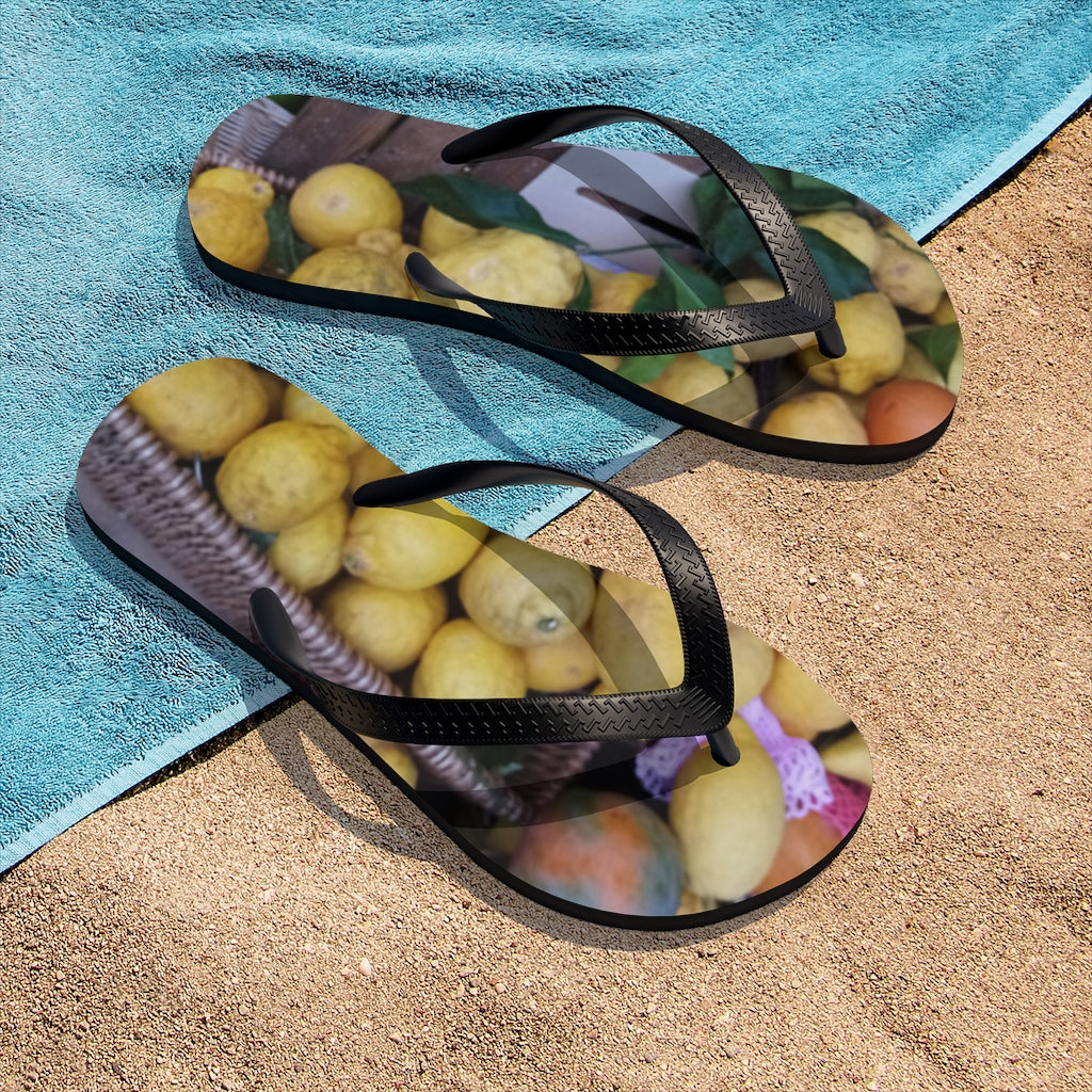 Get Healthy Lemon Unisex Flip-Flops