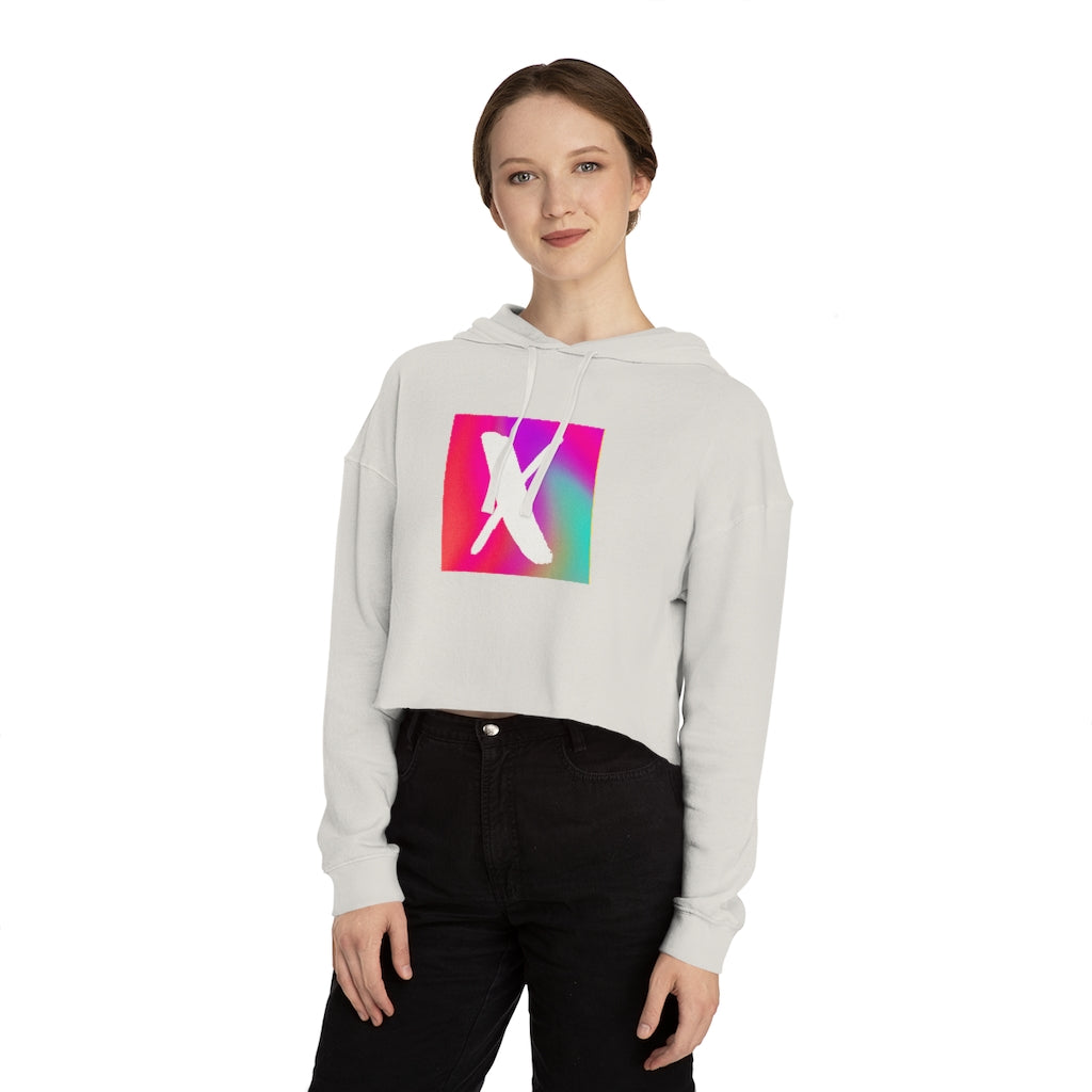 X Women’s Cropped Hooded Sweatshirt