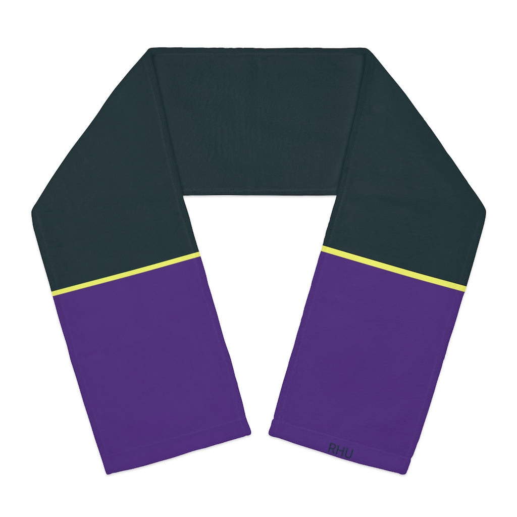 Dark Green Purple Scarf