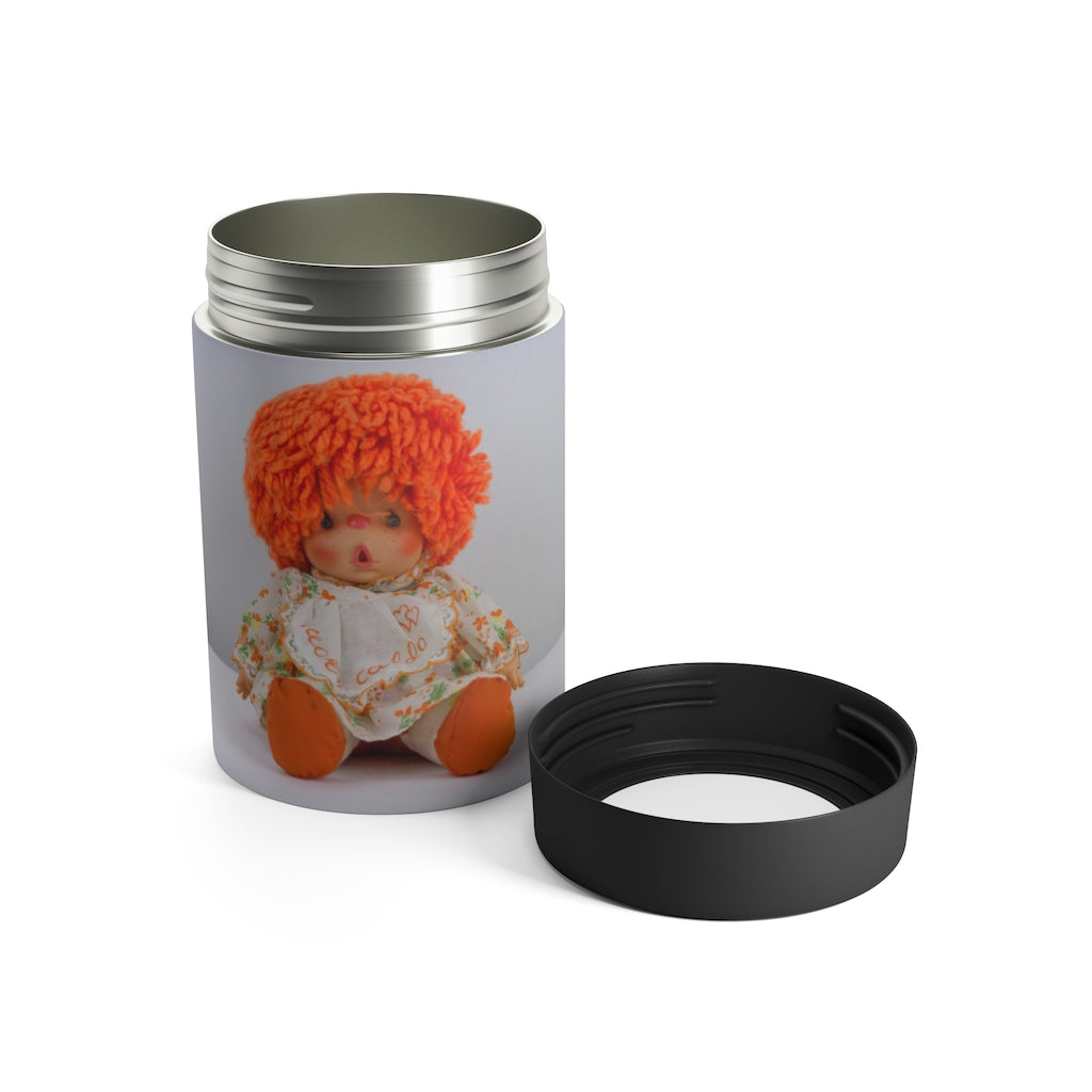 Orange Doll Can Holder