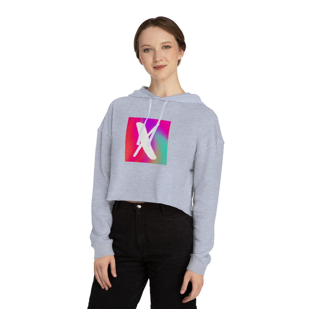 X Women’s Cropped Hooded Sweatshirt