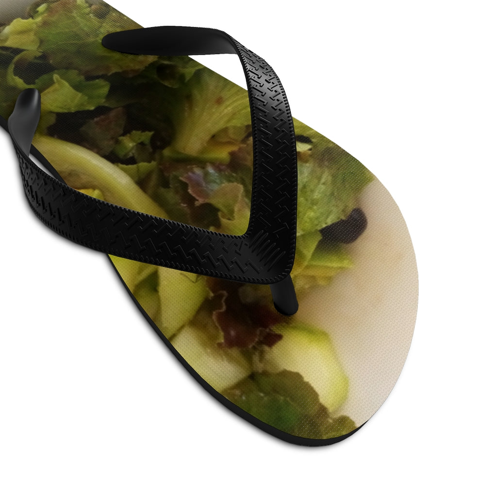 Get Healthy Avocado Lettuce Unisex Flip-Flops