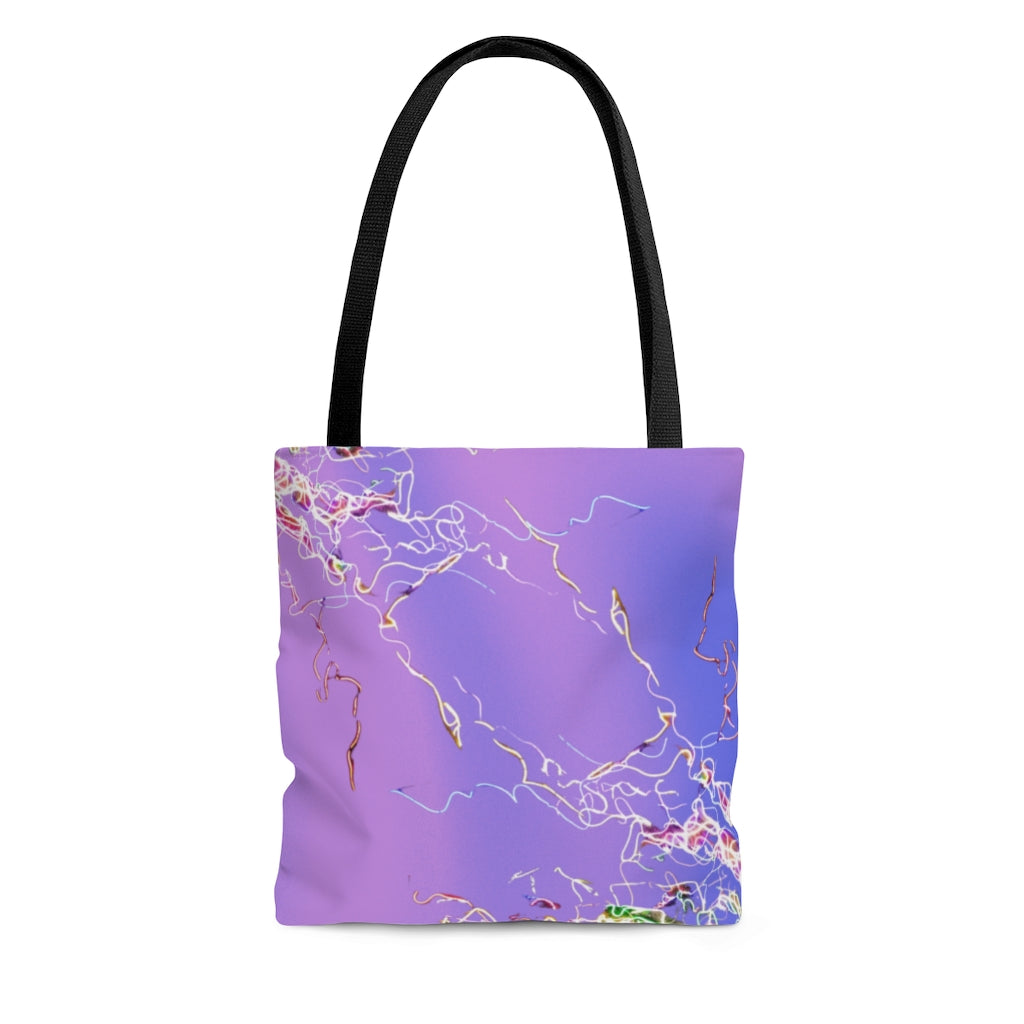 Electric Lights Tote Bag Fading Lilac