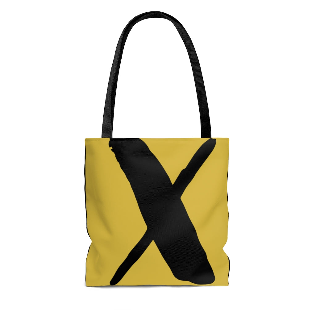 Double sided Sunflower/X Tote Bag