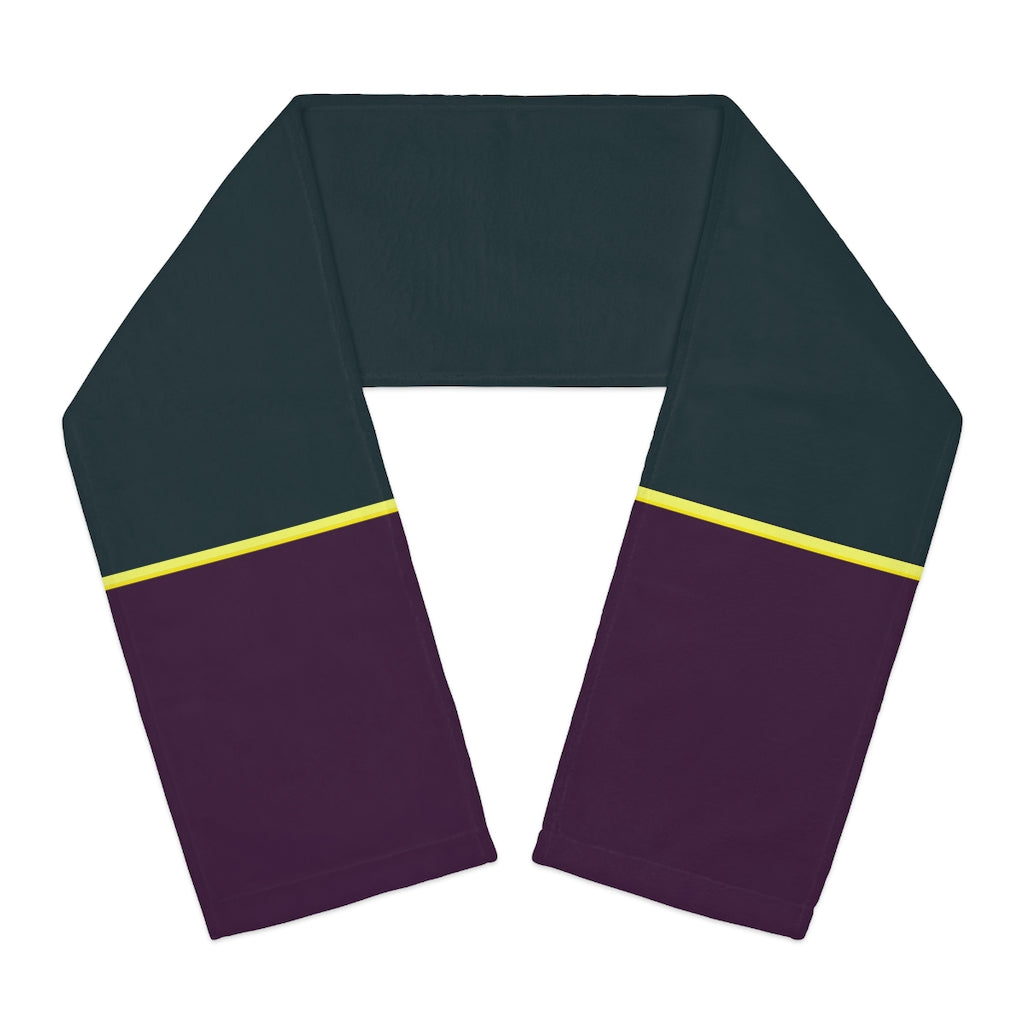 Dark Green Dark Purple Scarf