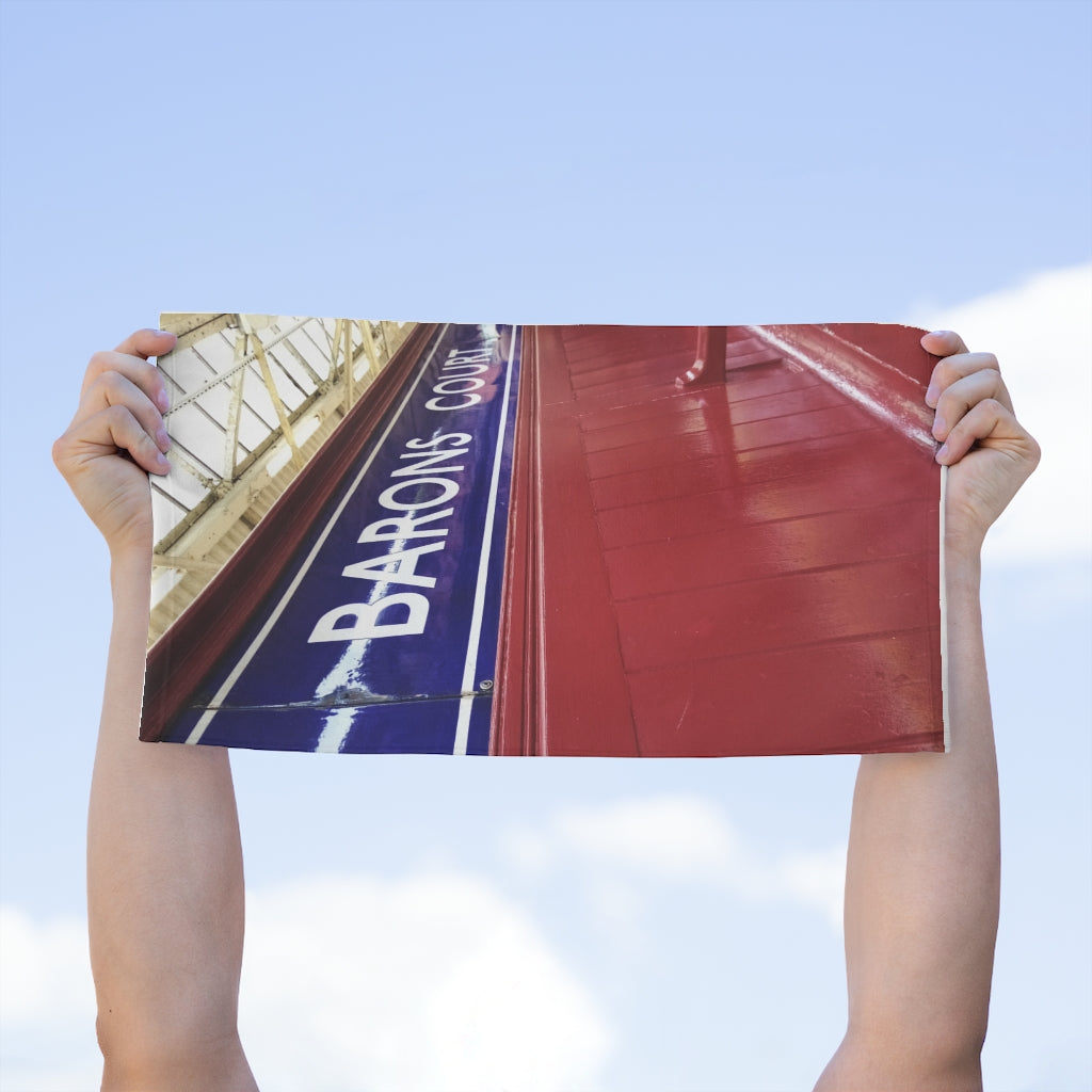 London Tube Rally Towel, 11x18