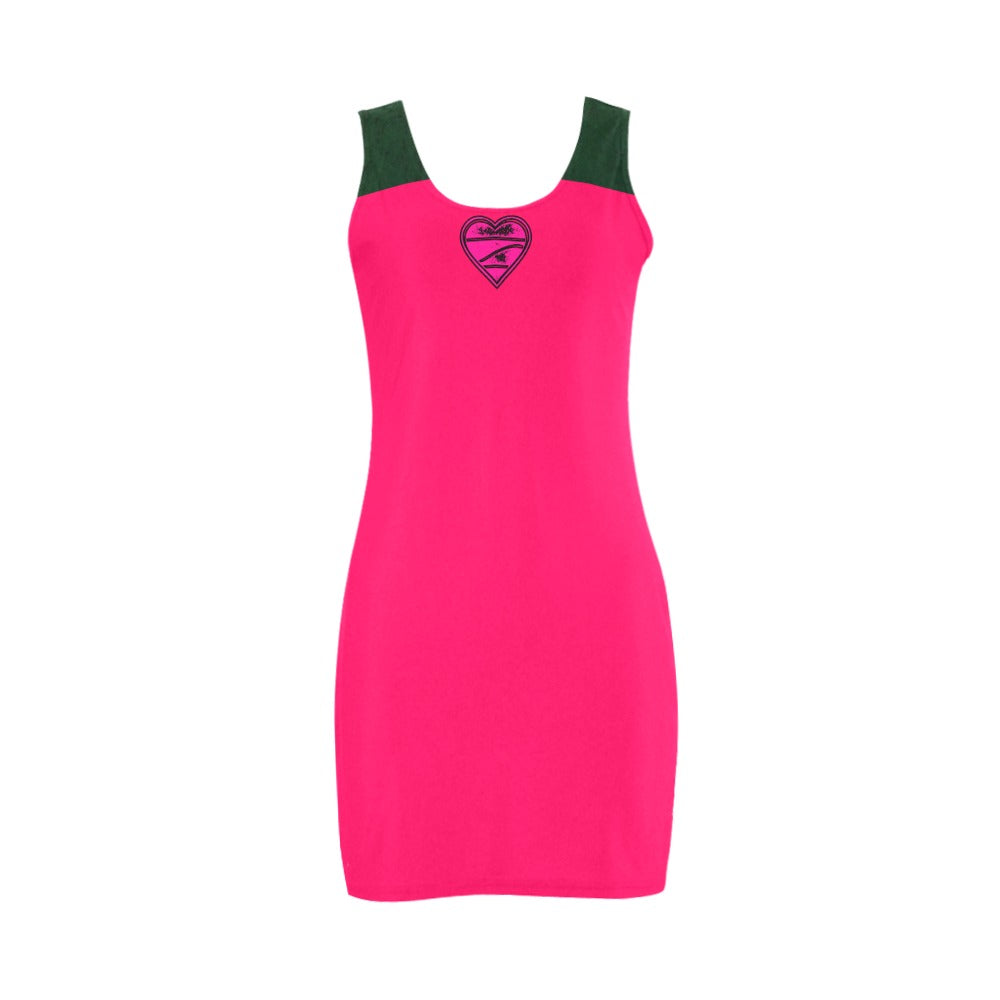 Vest Dress Tennis Fluo Fucsia/Black RHU