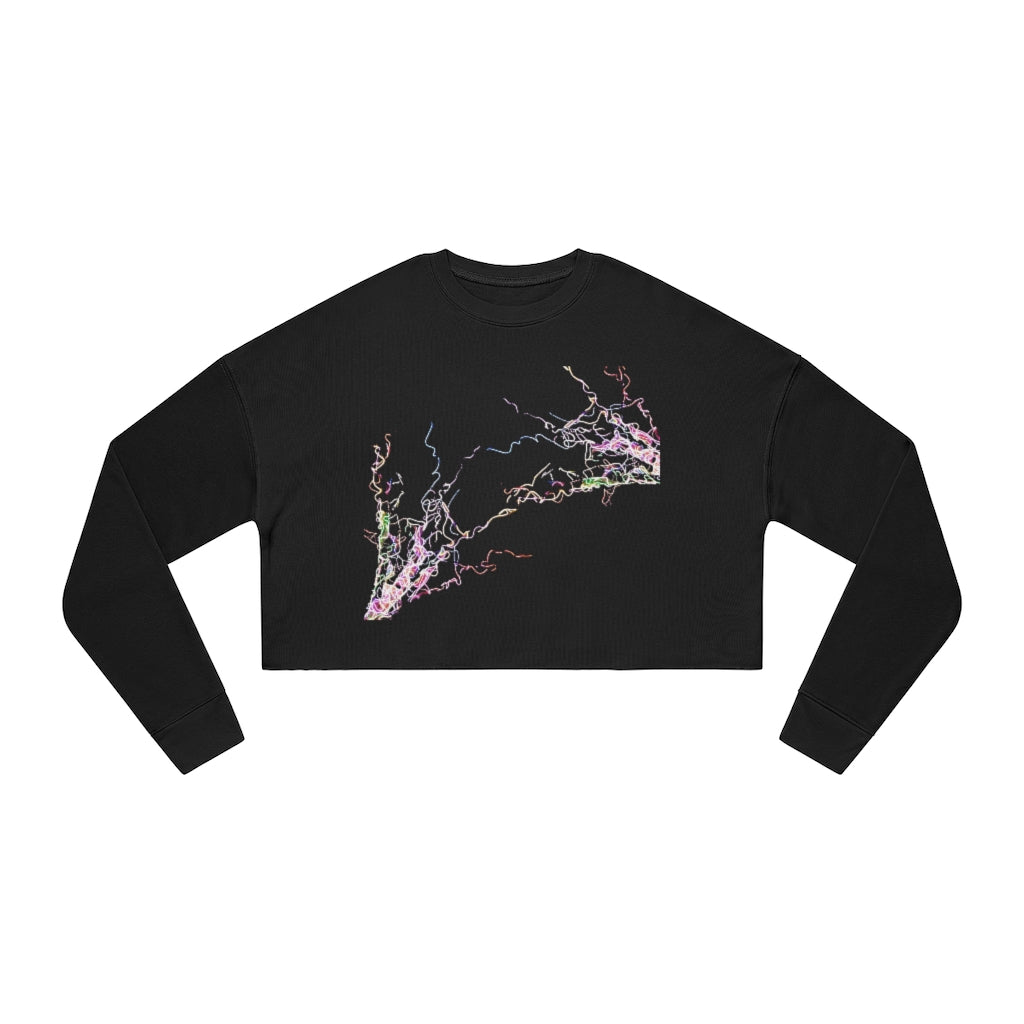 I'm Electric Women's Cropped Sweatshirt