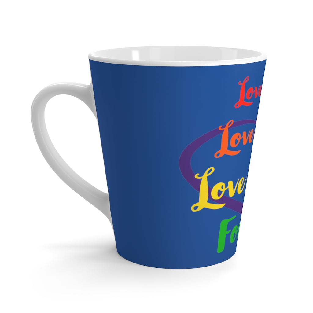 Human Rights LINFA Latte Mug Blue