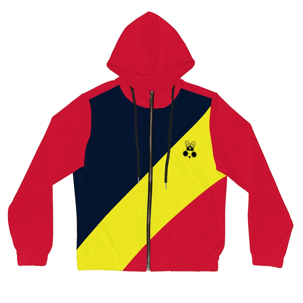 Sleep Eat Women’s Full-Zip Hoodie Black/Yellow/Red