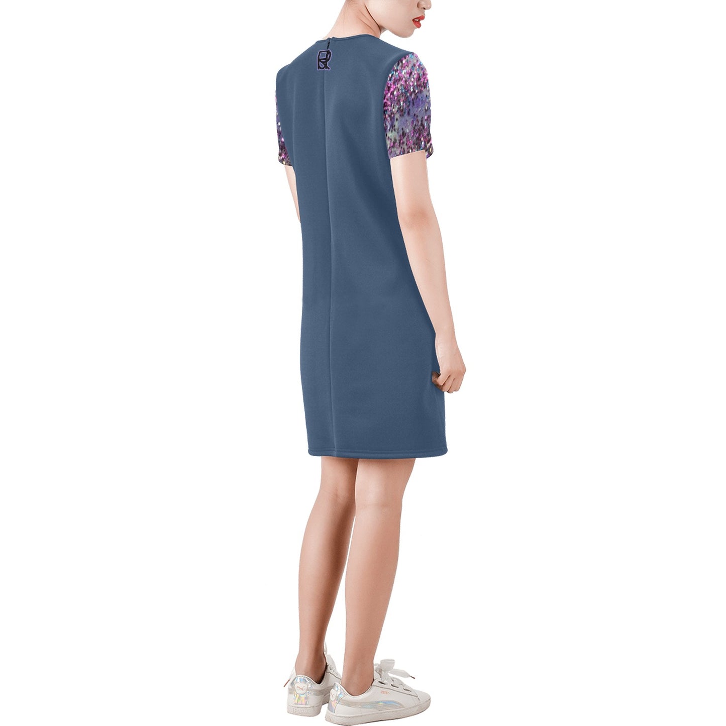 Jeans Gems A-Line Dress