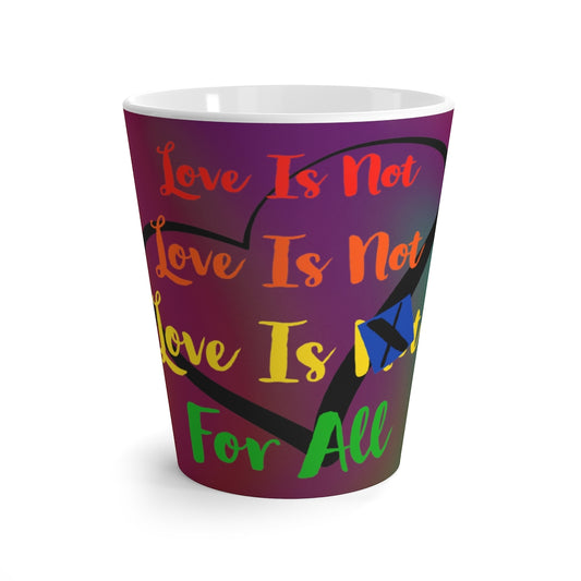 Human Rights LINFA Latte Mug Purple fading